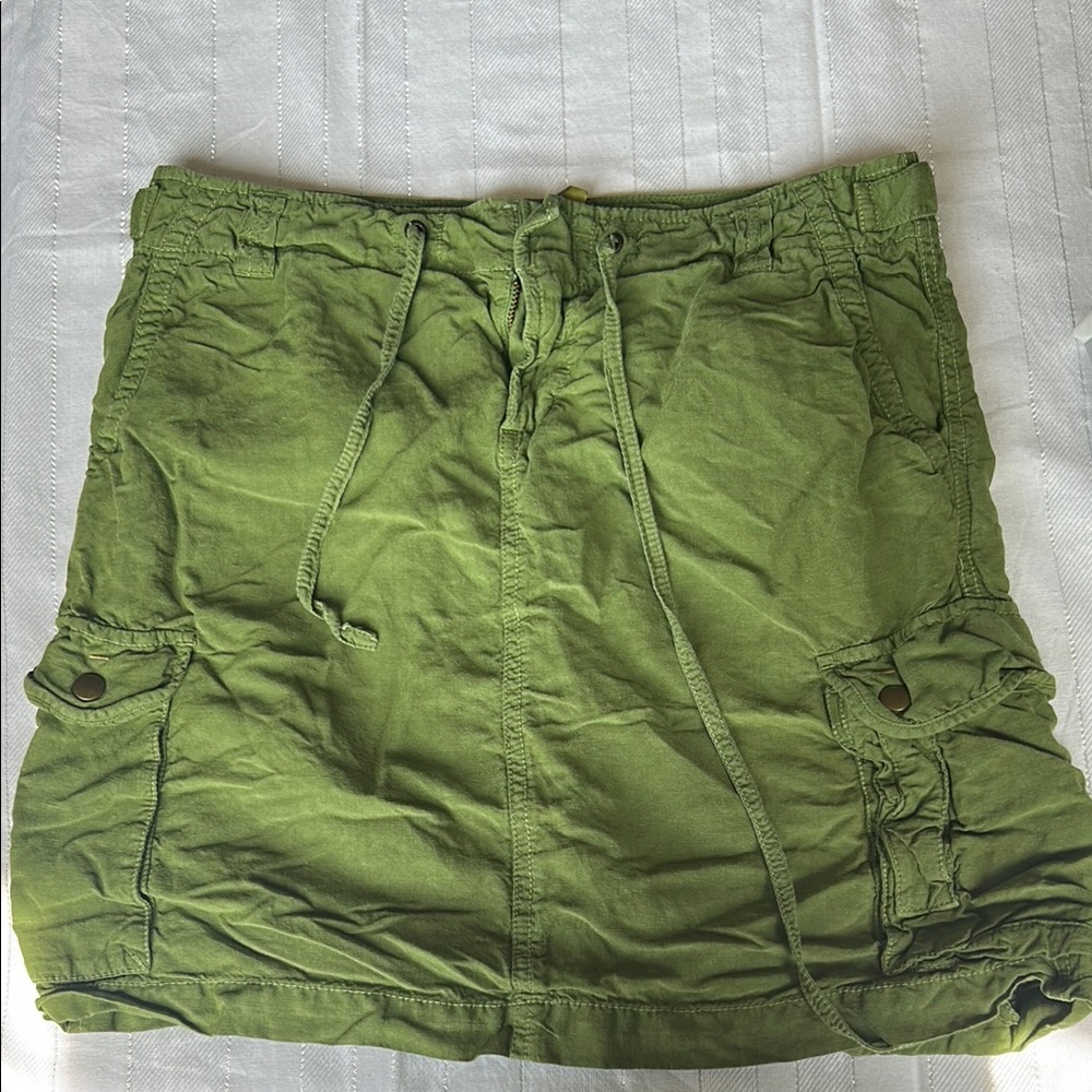 Olive Green Women's Cargo Shorts